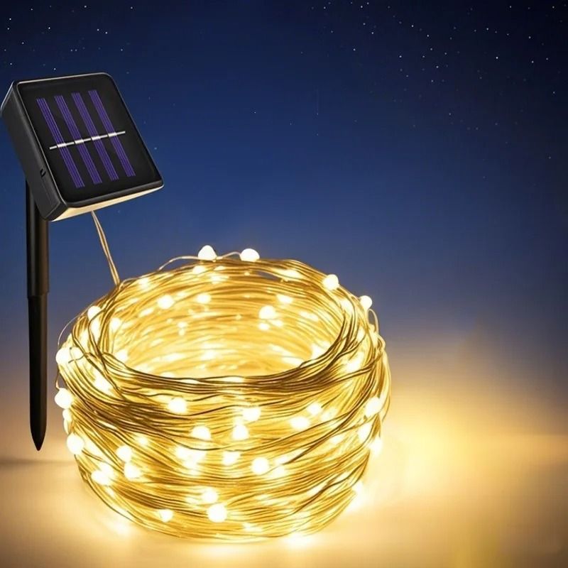Solar Festoon Fairy String Lights Bring Flexible Glow to Outdoor Celebrations