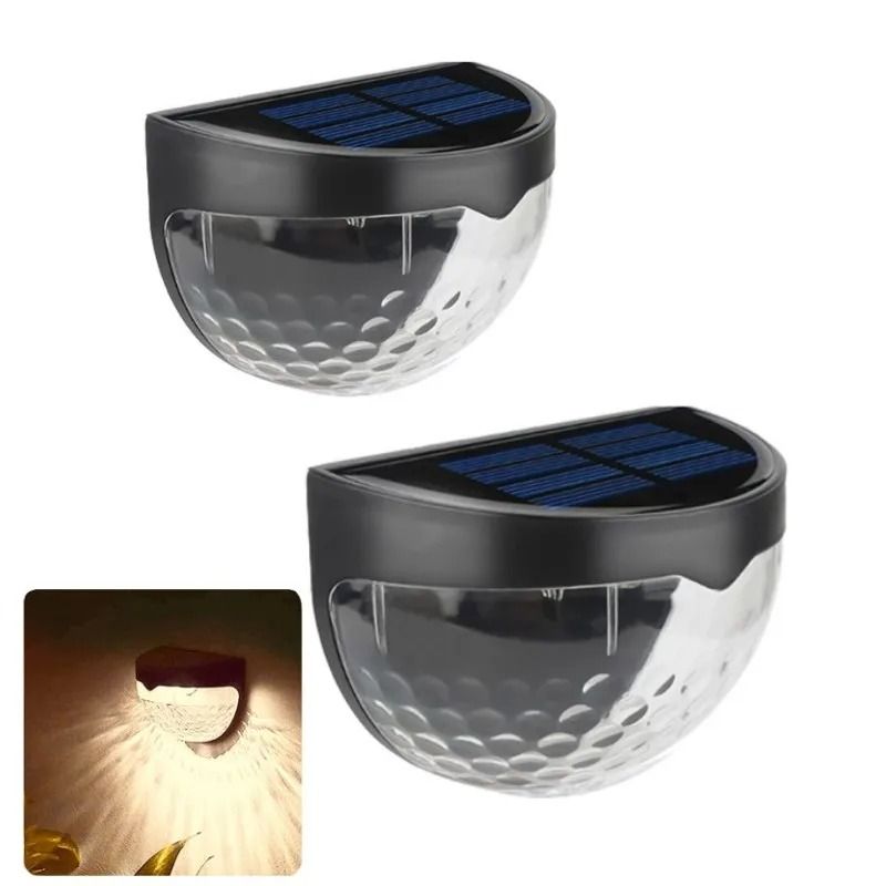 Solar Fence Wall Lights for Elegant Garden Path and Terrace Ambience