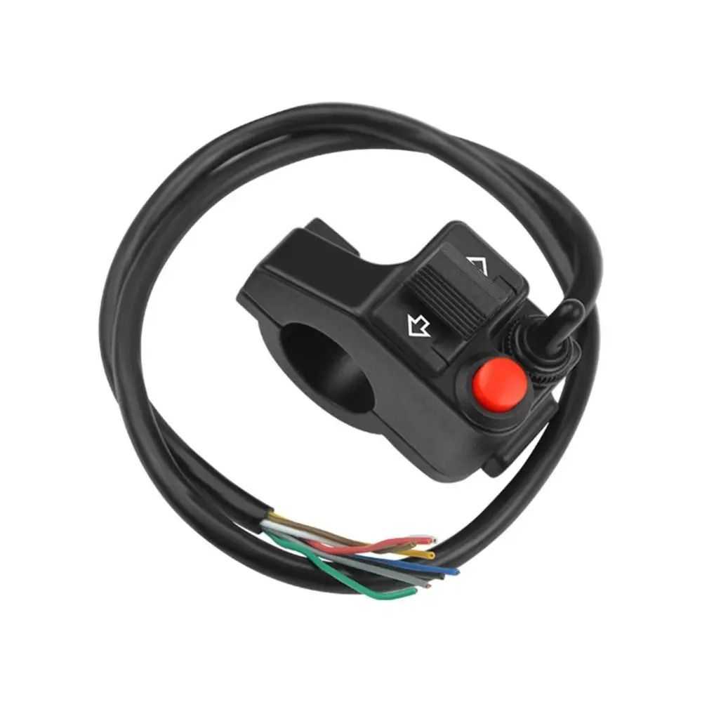Universal Motorcycle Handlebar Switch for Headlight Turn Signal and Horn