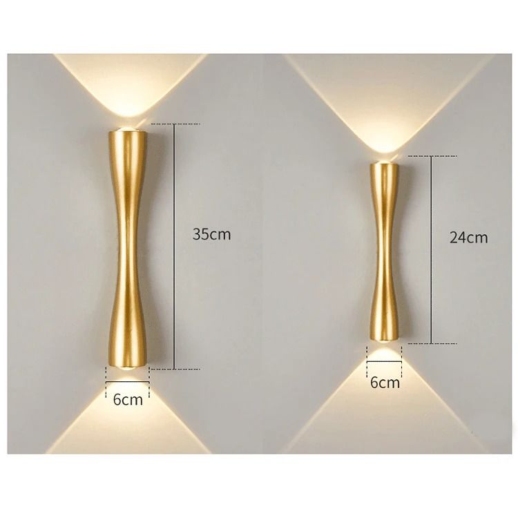 Modern IP65 LED Wall Lamp 6W 12W Indoor Outdoor Sconce