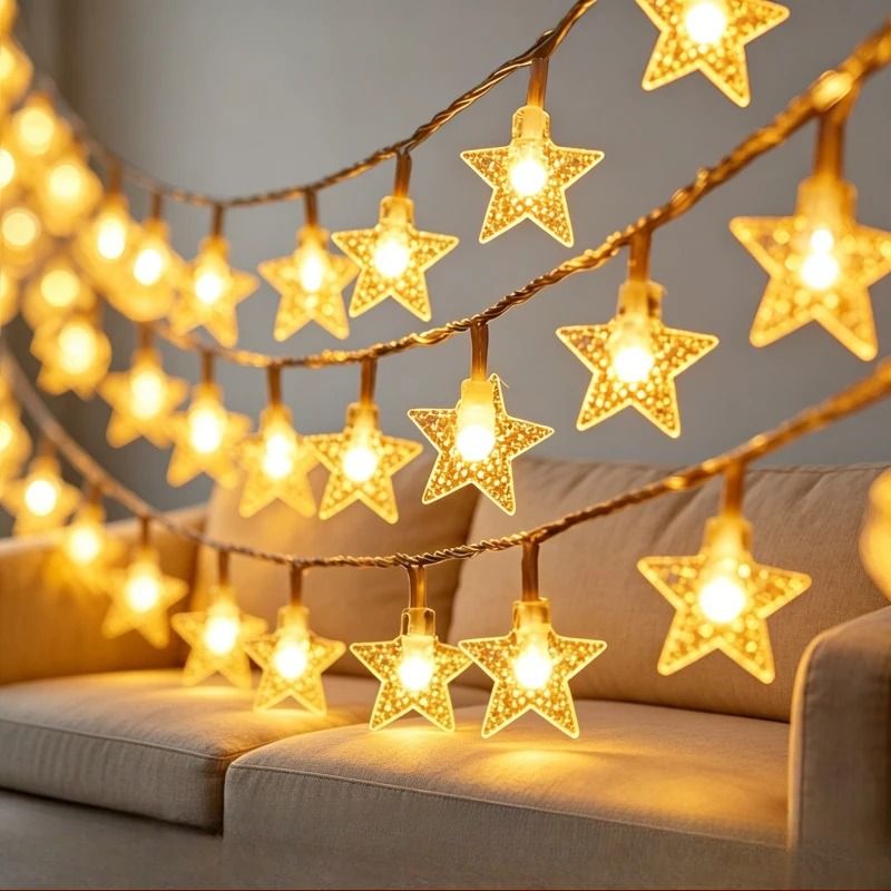 Enchanting Outdoor Star String Lights For Magical Garden Wedding Celebrations Anywhere