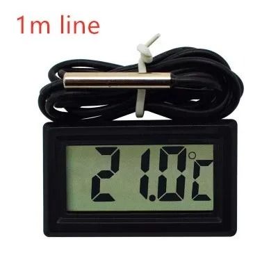 Mini Digital LCD Probe Thermometer for Aquarium Fridge and Home