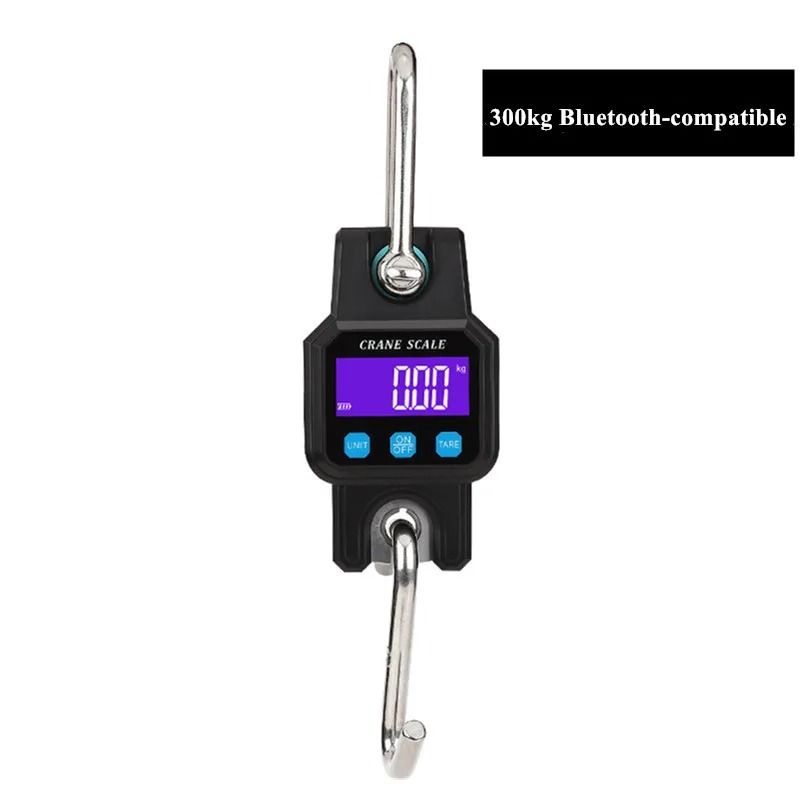 300kg Bluetooth Crane Scale Rechargeable Digital Hanging Scale with Stainless Steel Hook