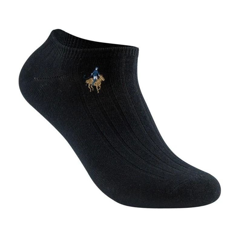 Mens Cotton Low Cut Socks Breathable Solid Color Business and Casual Socks