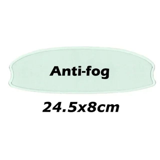 Clear Anti-Fog Rainproof Helmet Visor Film for Motorcycle Riding
