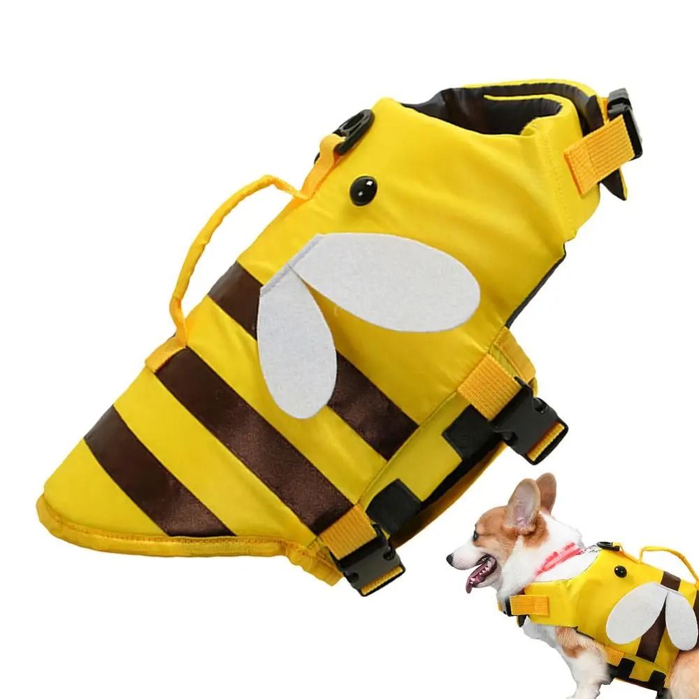 Adjustable Dog Life Vest Ripstop Waterproof Swim Jacket with Rescue Handle
