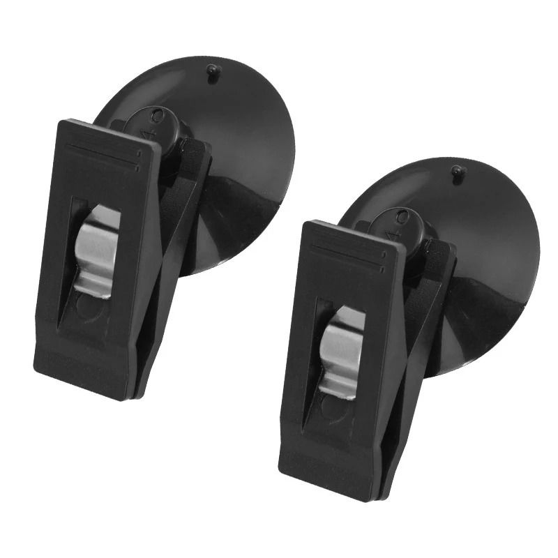 2/4PCS Car Suction Cup Clips Removable Window Ticket and Card Holders