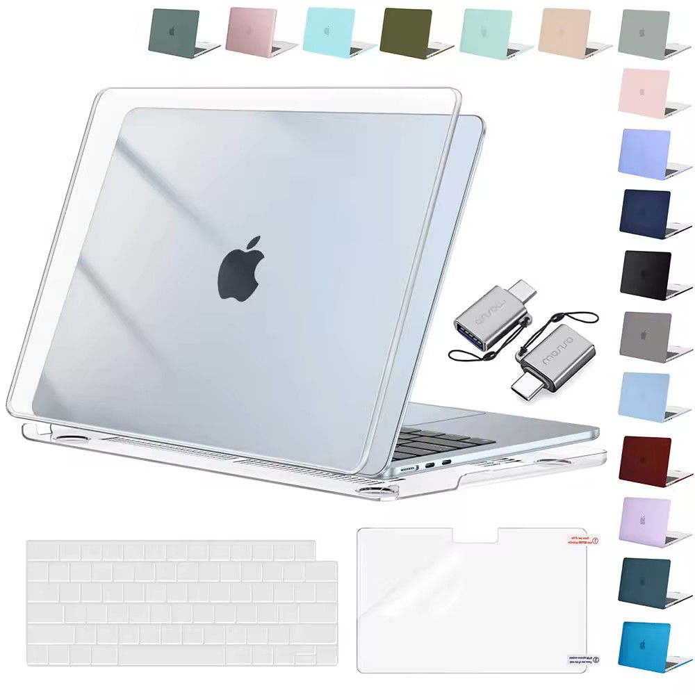 025 Clear Hard Shell MacBook Cover Snap On Case for MacBook | Inspire ...