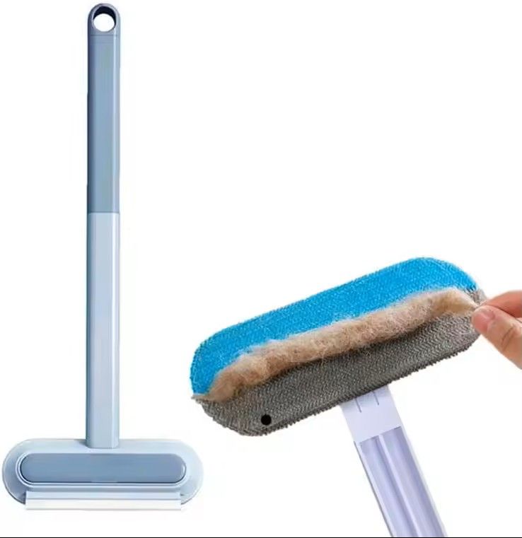 4-in-1 Pet Hair Remover Brush with Extendable Handle for Couch, Carpet, Clothes, and Car