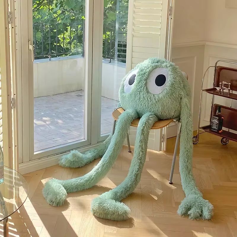 Giant Octopus Plush Pillow with Long Legs, Soft Stuffed Octopus Doll for Cozy Room Decor