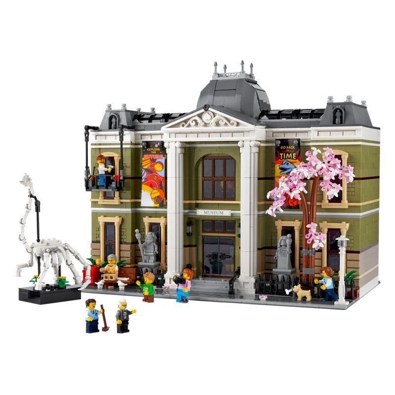 Natural History Museum Building Set Modular Street View Architecture Model for Kids & Adults