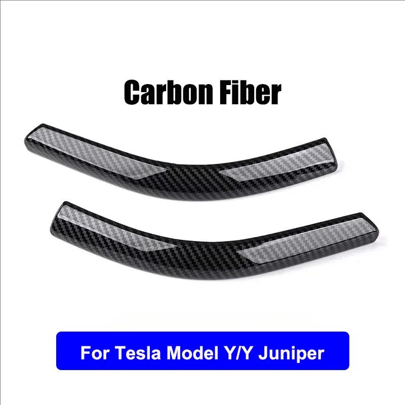 Tesla Rearview Mirror Protection Strips for Model Y Juniper 2025 & Model 3 Highland – ABS Mirror Anti-Collision Trim