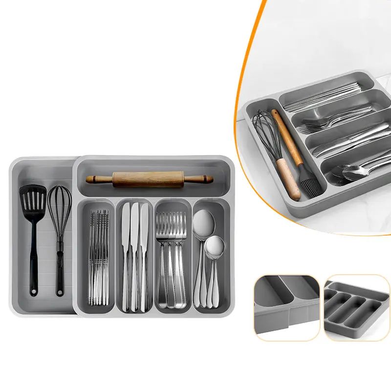 Expandable Cutlery Drawer Organizer – Adjustable Kitchen Ute | Inspire ...