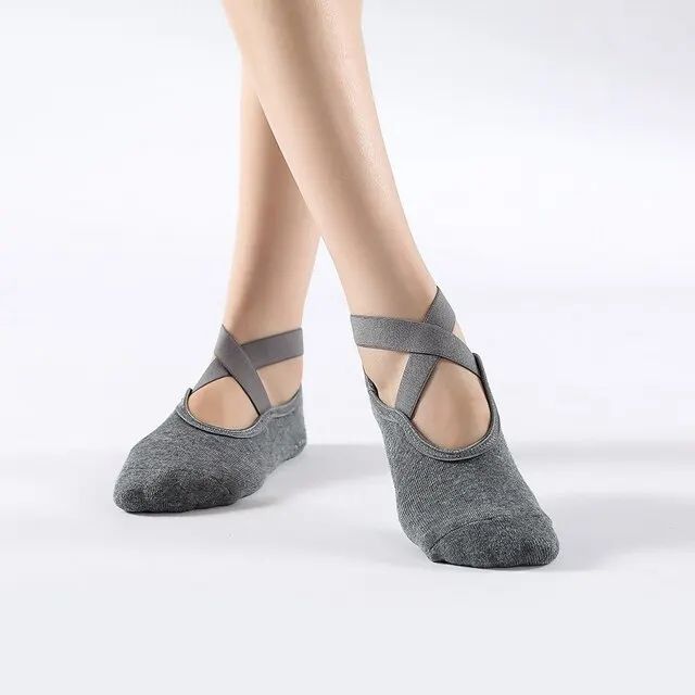 Women Non-Slip Pilates Socks – Breathable Grip Yoga & Barre Socks