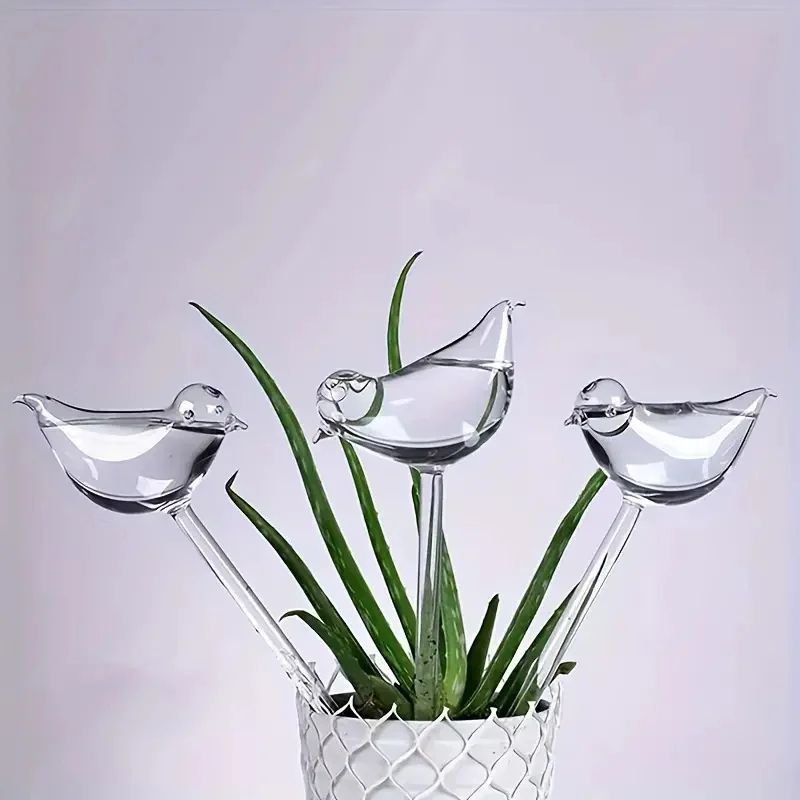Automatic Bird Water Dispenser – Imitation Glass Pet Water Feeder for Effortless Daily Hydration