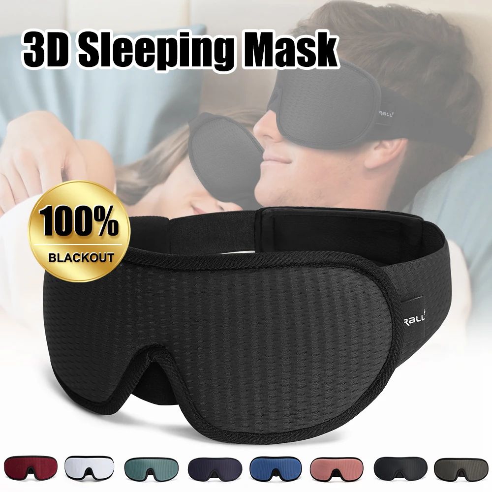 Obscurification Mask 3D Sleep Mask for Total Darkness – Light Blocking Eye Mask w | Inspire ...