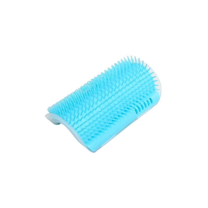 Cat Scratcher & Grooming Massager Brush – Self-Grooming Wall Corner Scratcher for Cats