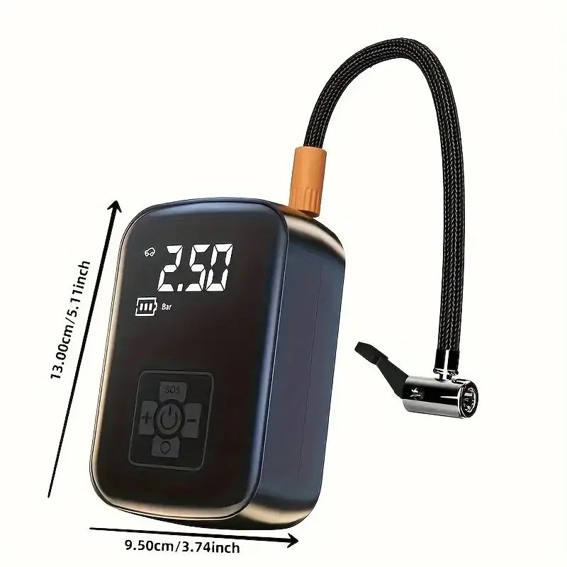 AirFlex Wireless Tire Inflator – Portable Electric Car Air Compressor Pump