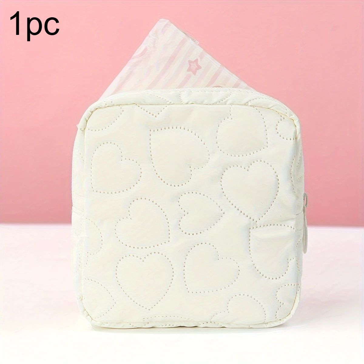Cute Mini Cosmetic Storage Pouch – Portable Makeup & Sanitary Organizer Bag for Travel