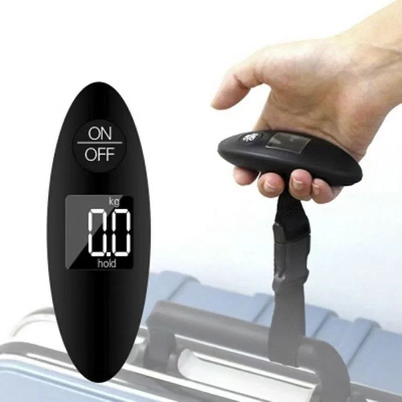 Digital Luggage Scale 40kg - Portable Hanging Travel Scale with LCD Display