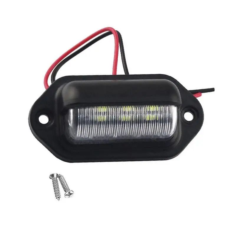 Ultra-Bright LED License Plate Light Set (2PCS) - Durable Car License Plate Light for SUV, Truck & Trailer