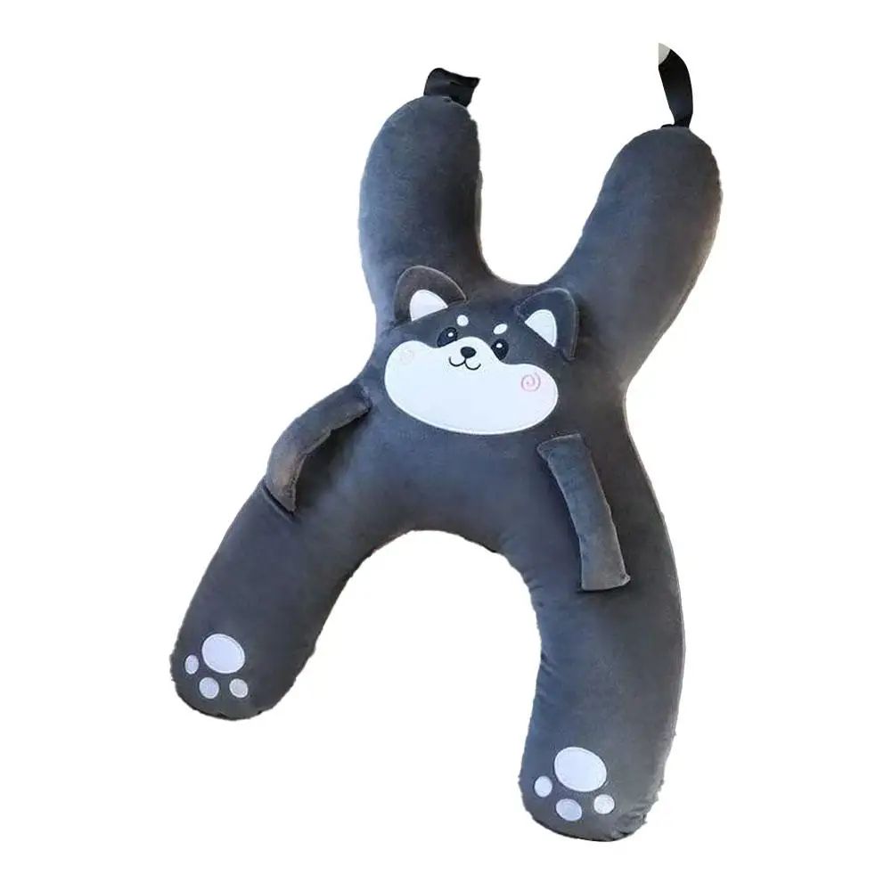SnuggleRide Kids Car Neck Pillow - Cute Child Car Seat Headrest with Gentle Neck Support