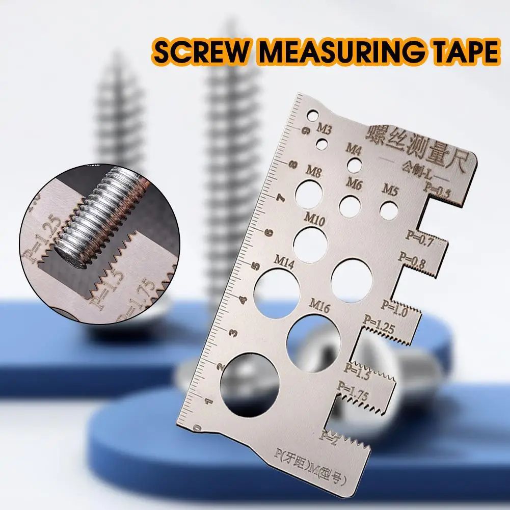PrecisionPro Stainless Steel Screw Measuring Ruler - High-Ac | Inspire ...
