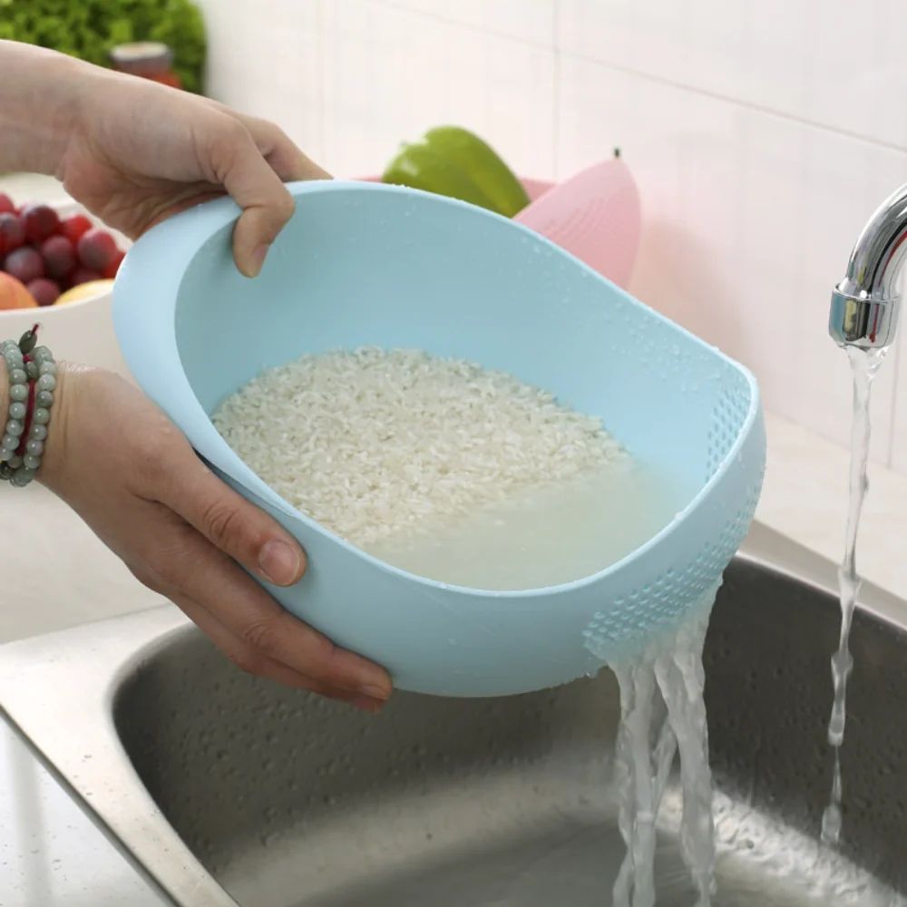 Multi-Purpose Rice Sieve Colander for Washing and Draining F | Inspire ...