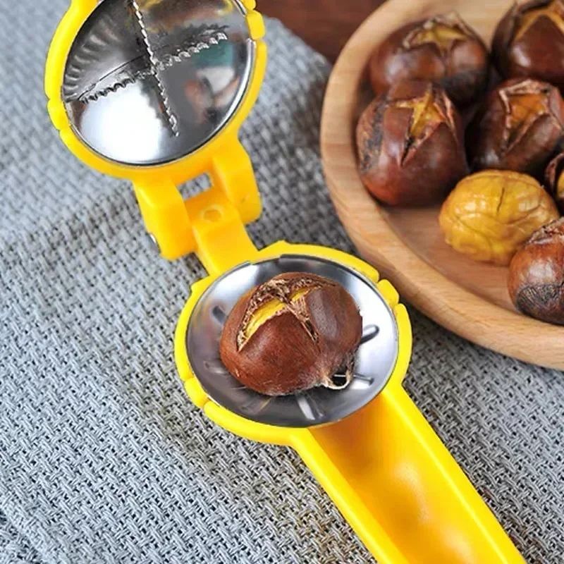Stainless Steel Chestnut Nutcracker Tool – 2-in-1 Walnut & C | Inspire ...