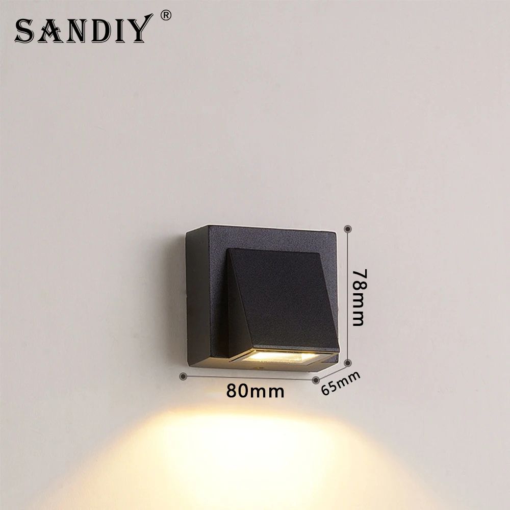 SANDIY IP65 Outdoor LED Wall Lamp Up Down Exterior Light