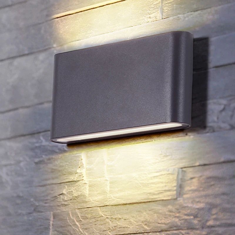 LumiEdge Waterproof LED Wall Sconce – Modern Aluminum Indoor & Outdoor Wall Light (6W/12W/20W)