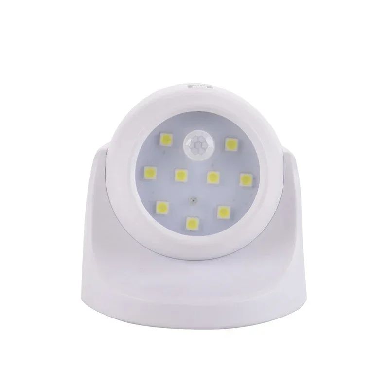 SecureBeam Wireless PIR Motion Sensor Spotlight - Battery Operated LED Security Light