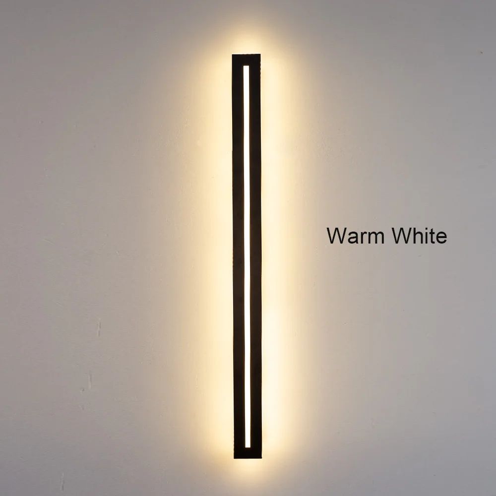 IP65 Waterproof Long LED Wall Sconce – Modern Outdoor Garden Light AC85-265V