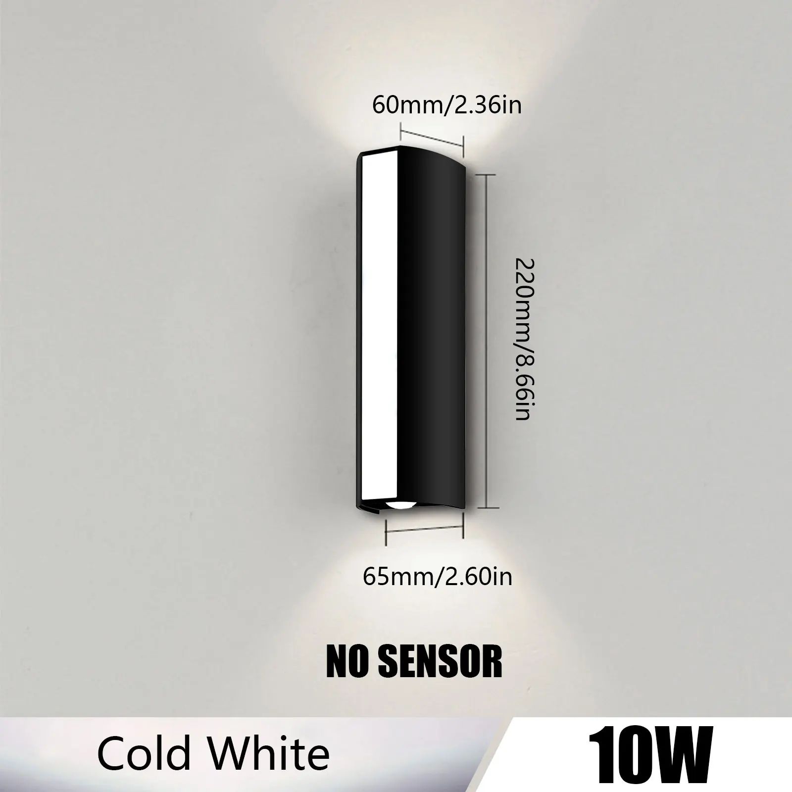 Modern 10W Waterproof LED Wall Lamp – Indoor & Outdoor AC85-265V Sconce