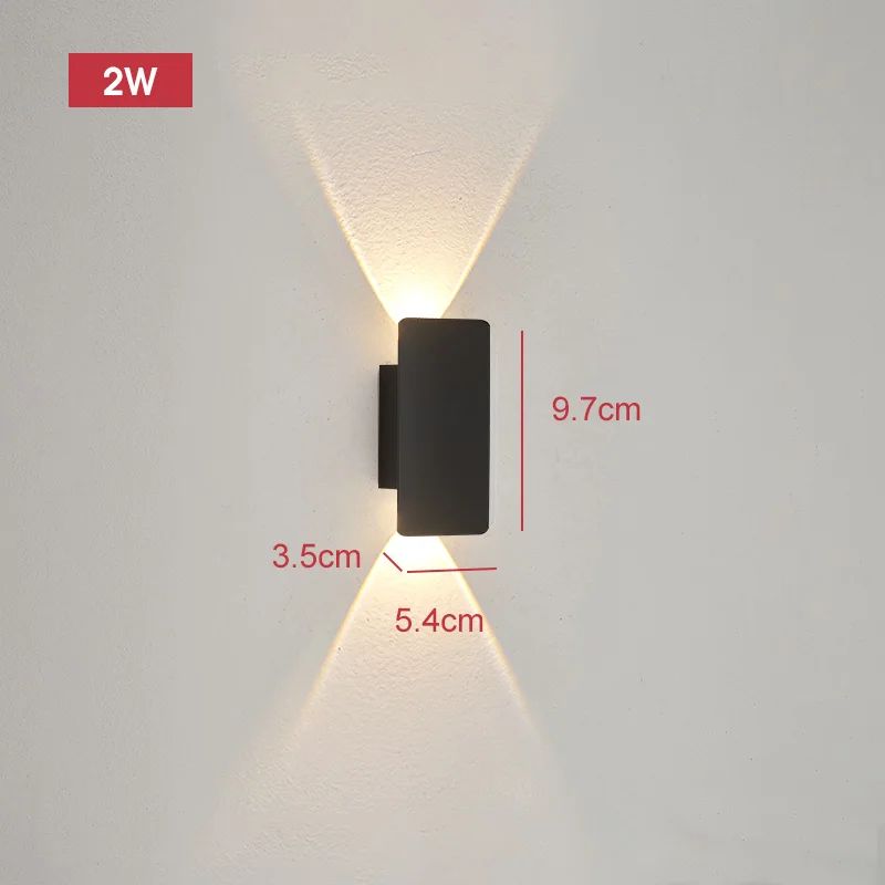 AeroBeam 18W Waterproof LED Wall Light for Modern Indoor and Outdoor Spaces