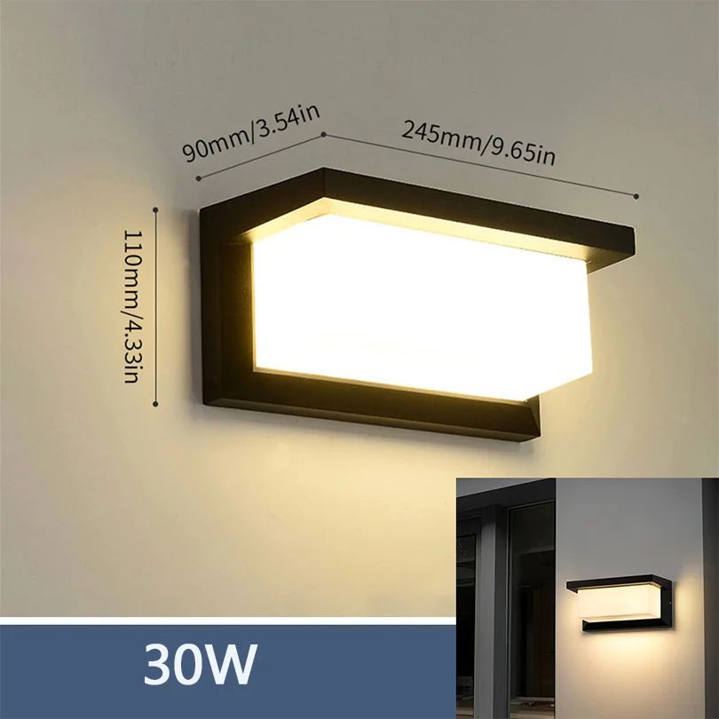 Premium Outdoor LED Motion Sensor Wall Light – Waterproof IP66 Modern Porch & Garden Lighting