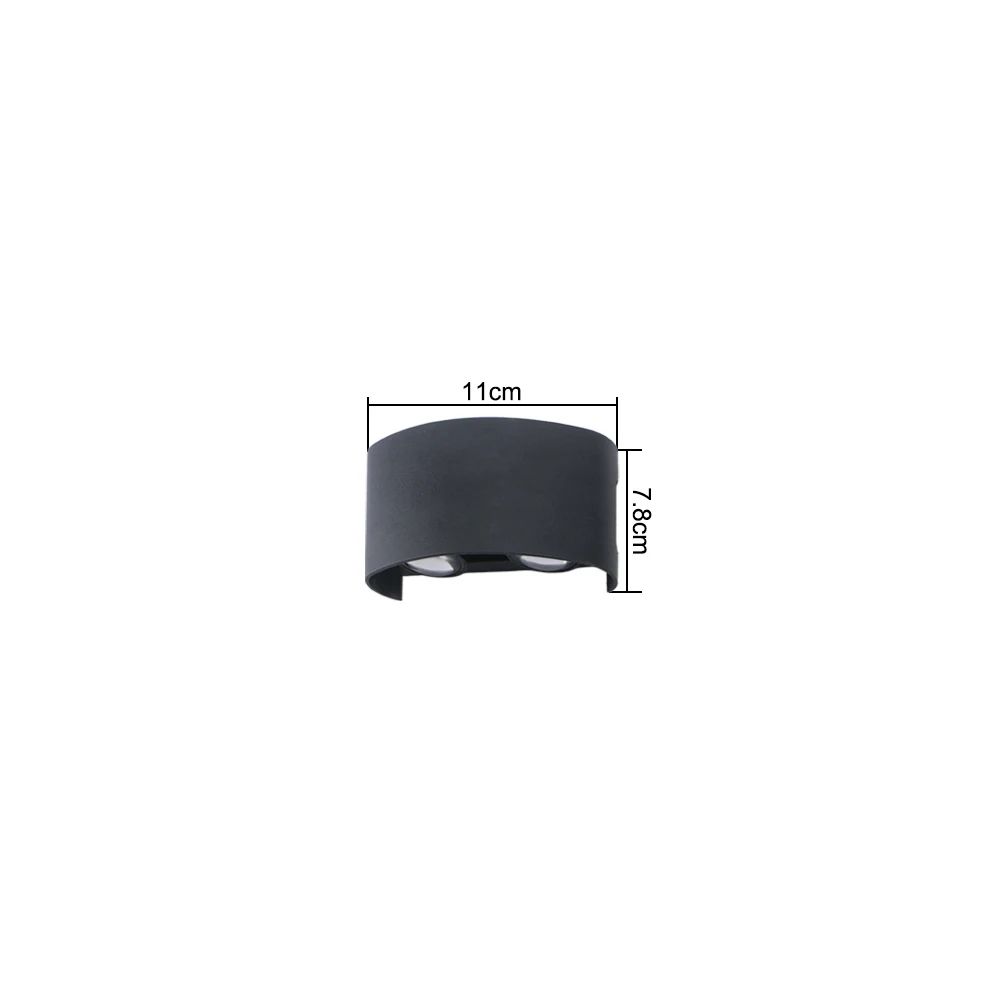 Modern Outdoor Waterproof LED Wall Light – IP65 Up & Down Sconce Lighting for Porch, Garden & Indoor Stairways