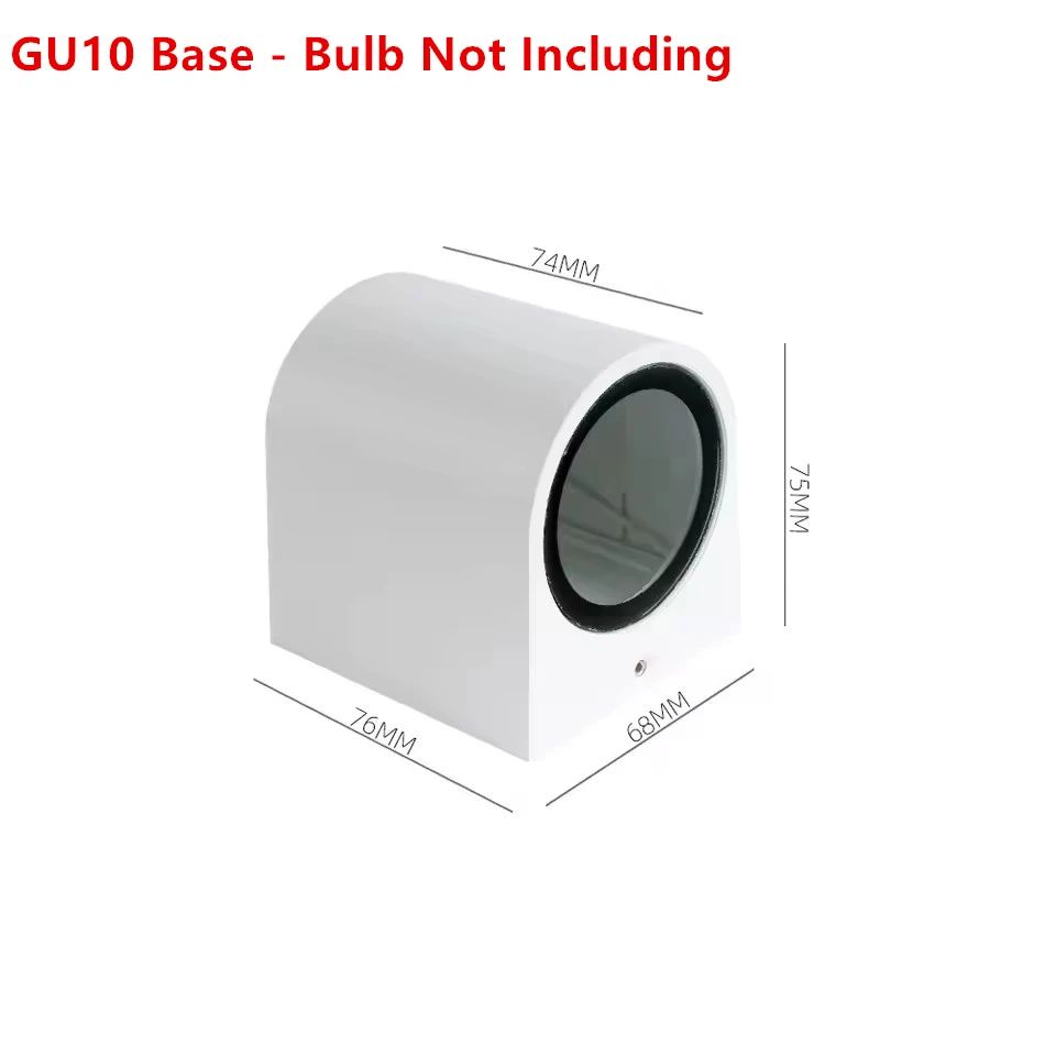 Elegant Outdoor GU10 Up & Down Wall Light – IP65 Waterproof LED Lighting for Garden, Porch & Indoor Walls