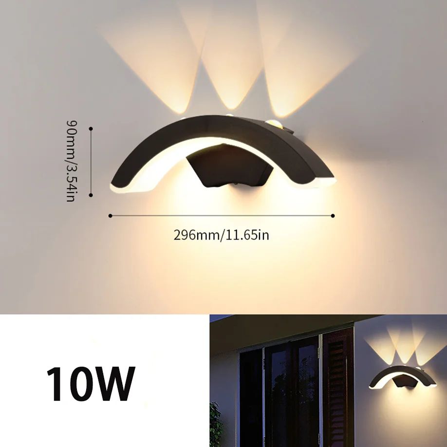 Modern IP66 Waterproof Outdoor Wall Light – Durable Porch & Garden Sconce for All-Weather Lighting