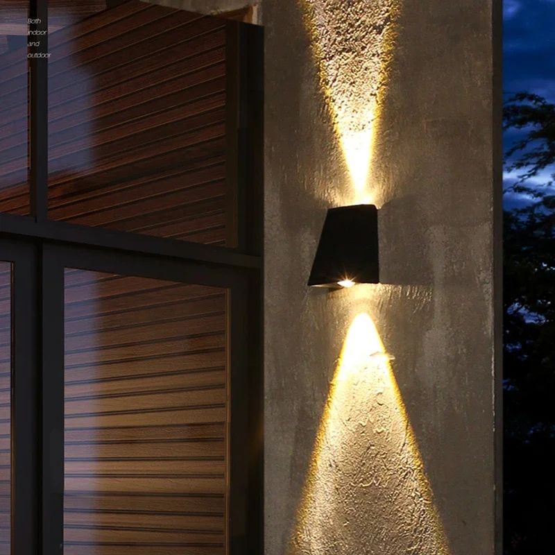LumiArc Solar Up Down Wall Light – Waterproof Outdoor LED Garden Accent Lamp
