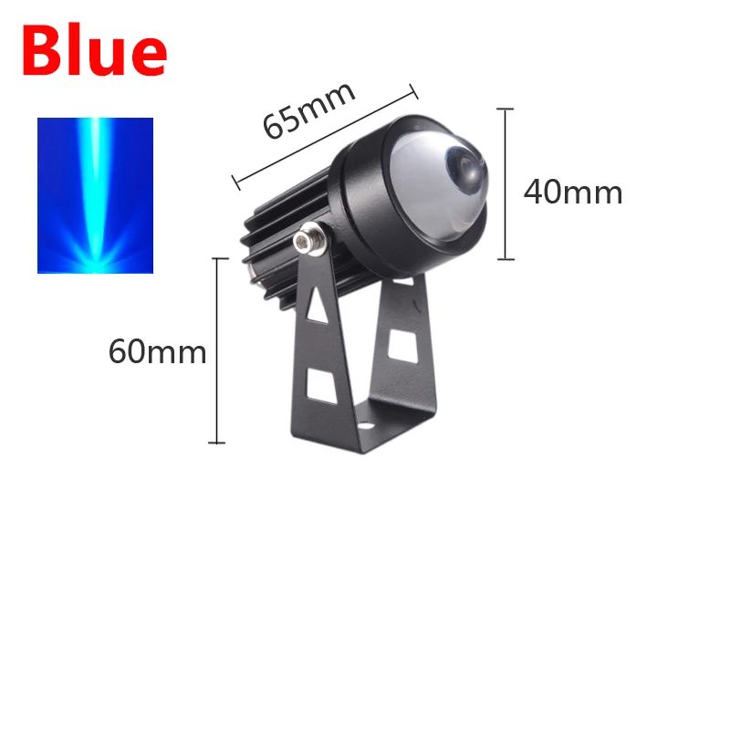 2-Pack RGB Outdoor LED Spotlight IP66 Waterproof 3W Landscape Beam Lights
