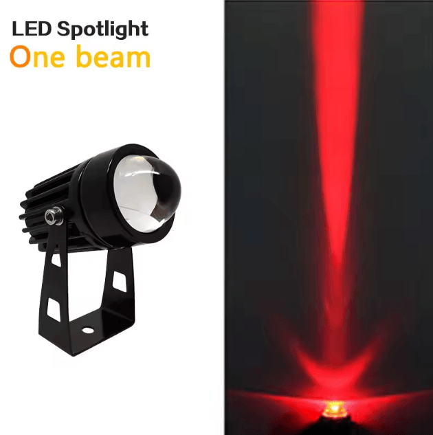 Modern RGB LED Outdoor Wall Spotlight – IP66 Waterproof Landscape Beam Light (9W/12W)