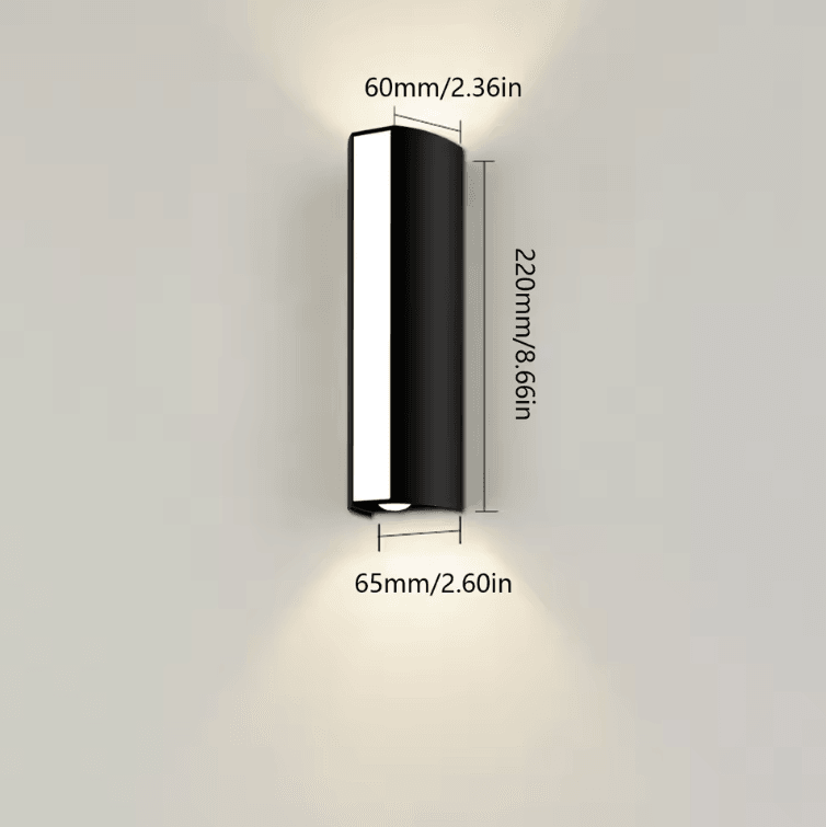 Modern Up & Down LED Wall Lamp – 10W Waterproof Indoor & Outdoor Porch Light