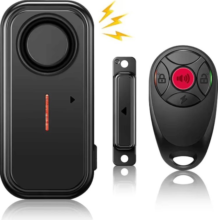 Wireless Outdoor Door Window Magnetic Alarm Sensor – Waterproof Anti-Theft Security Alarm with Remote Control