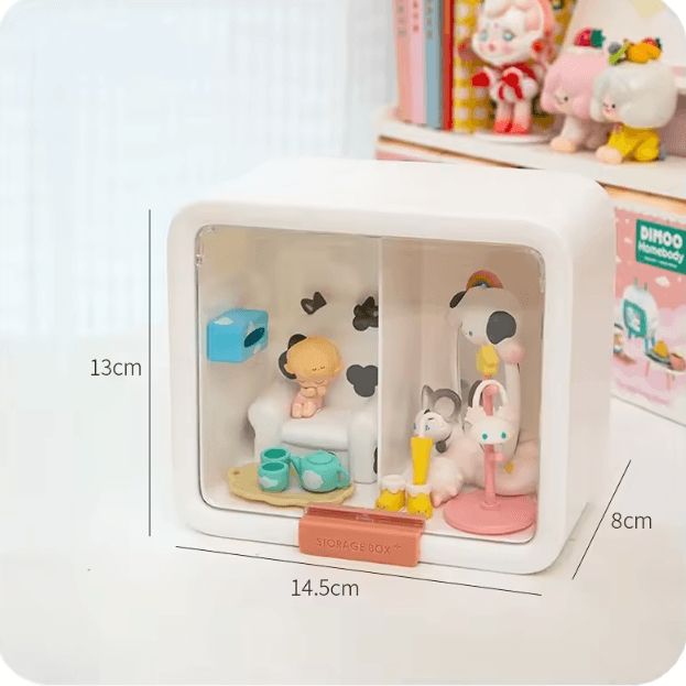 ClearVault Acrylic Anime Figure Display Case Toy Collection Organizer Box