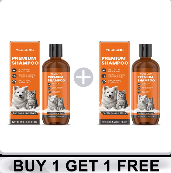 Waterless Pet Shampoo Foam for Dogs and Cats Gentle Odor Control and Easy Cleaning