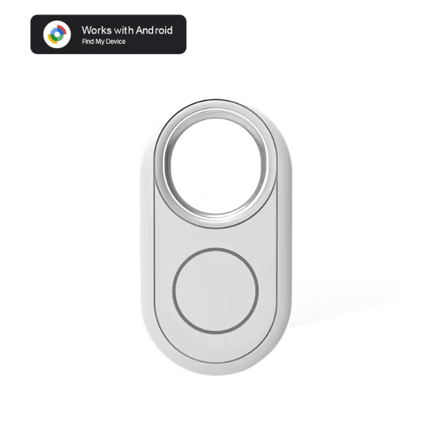 Smart Bluetooth Tracker Tag for Android Google Find Hub Anti-Lost Locator for Keys, Bags & Travel