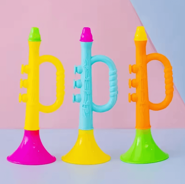 Colorful Baby Trumpet Toy - Montessori Musical Instrument for Kids Early Learning Fun