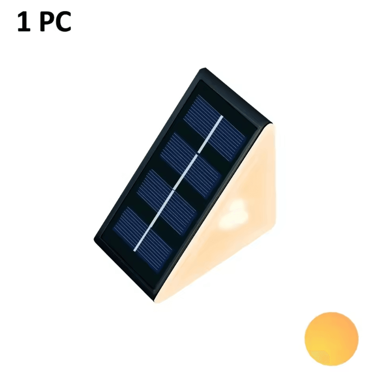 Solar Step Lights Outdoor – Waterproof Warm White & RGB LED Deck Lighting