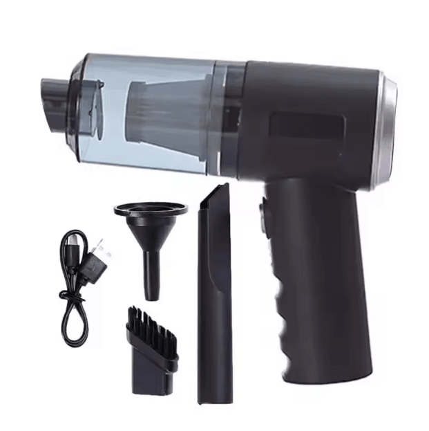 Portable 3 in 1 Car Vacuum Cleaner Cordless Handheld Vacuum with Suction and Blower USB Rechargeable